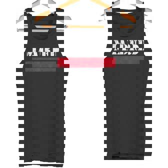 Madrid Letras En Los Colores De La Bandera De La Ciudad Camiseta sin mangas - Regaloses