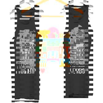 Madrid Monumentos Recuerdointage Madrid Amante Amor Madrid Camiseta sin mangas - Regaloses