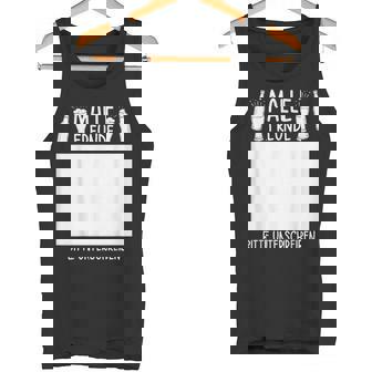 Malle Freunde Bitte Unterschreiben Mallorca Party Holiday Tank Top - Seseable