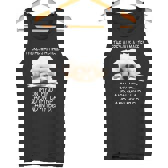 Maltese Dog Is On My Mind 面白い子犬オーナーデザイン タンクトップ - Kawaiitshirt