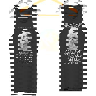 Maltese Puppy Is On My Mind 面白い犬のオーナーデザイン タンクトップ - Kawaiitshirt