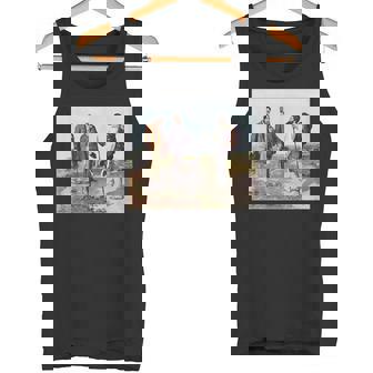 The Meeting Bonjour Monsieur Courbet ギュスターヴ・クールベ作 タンクトップ - Kawaiitshirt