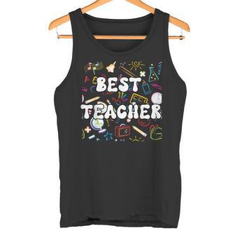 Mejor Maestro Amo A Mi Maestro Mejor Maestro Camiseta sin mangas - Regaloses