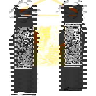 Mex-Art デーモンブルルチャリブレ メキシカンレスラーレジェンド タンクトップ - Kawaiitshirt