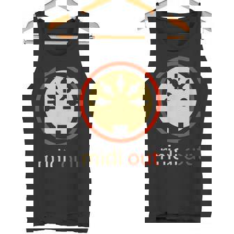 Midi Out 5極 Din オーディオシンセサイザー ヴィンテージステレオ タンクトップ - Kawaiitshirt