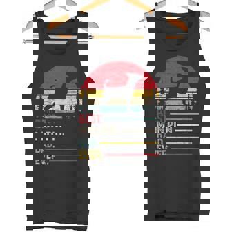 Miniature Pinscher Best Dad Ever Dogintage Retro Men Canotta - Novitaregali