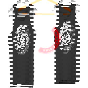 Monkey Bike レッドグラフィック タンクトップ - Kawaiitshirt