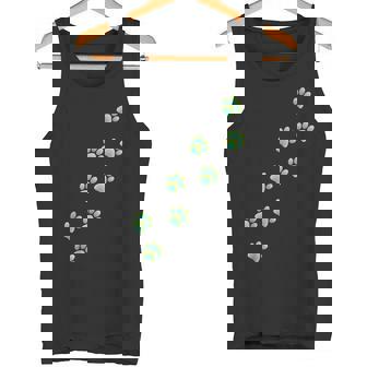 Motif Pattes De Chat Jaune Bleuarcelle Dégradé Graphique Cadeaux Pour Amoureux Des Chats Débardeur e - Cadeauxyz