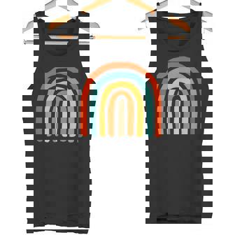 Motif Rayures Arc-En-Ciel Rétro Dessinées À La Main Débardeur e - Cadeauxyz