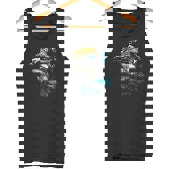 Music Animal Motif Bird Camiseta sin mangas - Regaloses