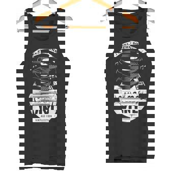 Music Is My Universe レトロなビニールレコードでサウンドを感じる タンクトップ - Kawaiitshirt