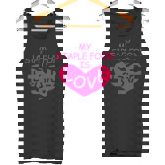 Mytaple Food Is Love タンクトップ - Kawaiitshirt