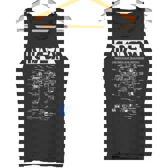 Nasa宇宙飛行士服の概略図 タンクトップ - Kawaiitshirt