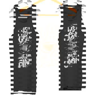 Necesito Café No Es Tu Opinión Camiseta sin mangas - Regaloses