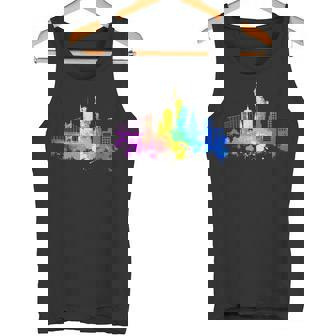 New Yorkkyline Aquarelleouvenir New York Cadeau New York Grande Pomme Débardeur e - Cadeauxyz