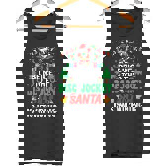 Be Nice To The Disc Jockeyanta Dj Disc Jockey Christmas タンクトップ - Kawaiitshirt