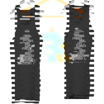 Niños 3 Cumpleaños Niño Niña Zoo Elefante Jirafa 3 Años Camiseta sin mangas - Regaloses