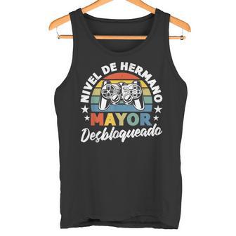 Nivel De Hermano Mayor Desbloquado Gaming Retro Camiseta sin mangas - Regaloses