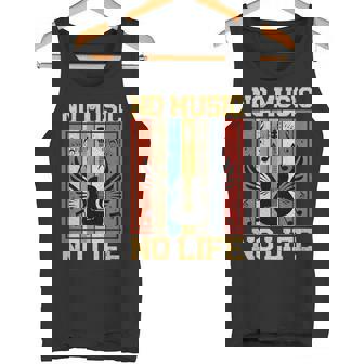 No Music No Life 音符ミュージシャン タンクトップ - Kawaiitshirt