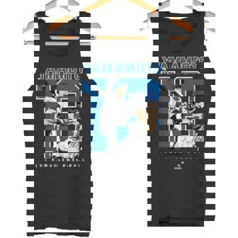 Number And Portrait Yoshinobu Yamamoto Los Angeles Mlbpa タンクトップ - Kawaiitshirt