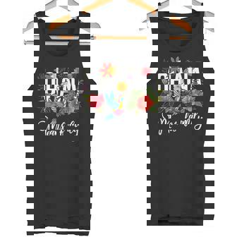 Ohana Means Family ハワイ ハイビスカス 花 70年代 レトロ ハワイアン タンクトップ - Kawaiitshirt