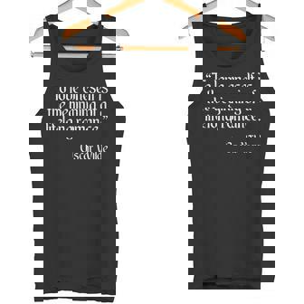 Oscar Wilde シャツ To Love Yourself 引用 タンクトップ - Kawaiitshirt