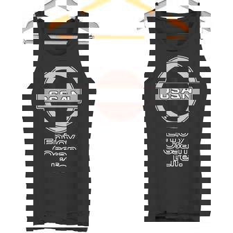 Ossan おっさん（車好き ロゴ エンブレム パロディ）【変なtシャツ屋さん】文字 メッセージ 面白い デザイン タンクトップ - Kawaiitshirt