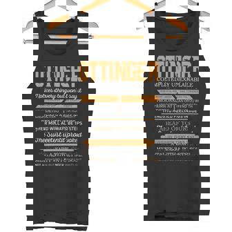 Ottinger Completely Unexplainable Notices Everything But Won’T Say It Name Tank Top | Seseable CA