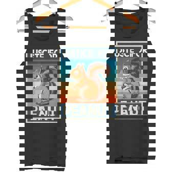 P'nut Pnutリスtシャツ ジャスティス ピーナッツザリス タンクトップ - Kawaiitshirt