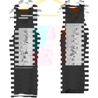 Palestine Map Palestinians Map タンクトップ - Kawaiitshirt