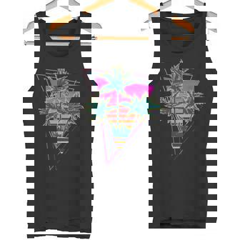 Palmeras De Cocoaporwaveacaciones Deerano Tropical Camiseta sin mangas - Regaloses