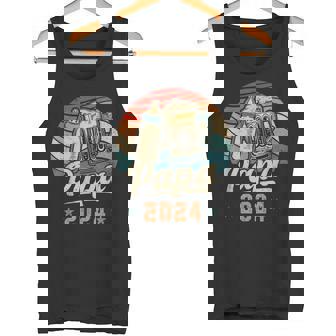 Papa 2024 年のパパ 初めての父の日 若いパパ 新しいパパ タンクトップ - Kawaiitshirt