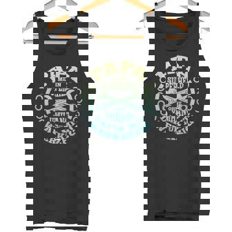 Papa Meinuperheld Ohne Umhang Mit Werkzeug Father's Day Tank Top - Geschenkecke