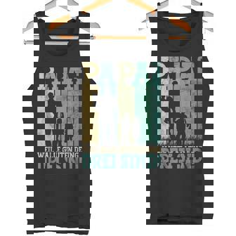 Papaon 3 Kinder Weil Alle Guten Dinge Dreiind Father's Day Tank Top - Geschenkecke