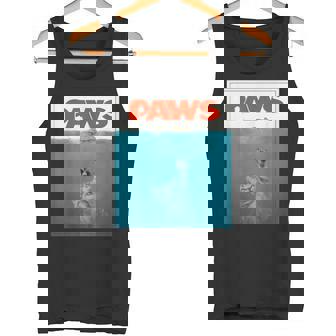 Paws Cat ファニーtシャツ、子猫映画ポスターパロディ タンクトップ - Kawaiitshirt