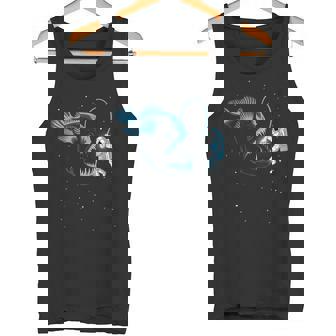 Peces Abisales Cazando Un Astronauta Camiseta sin mangas - Regaloses