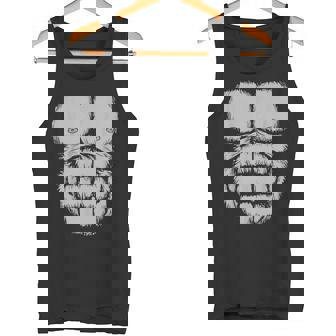 Peludo Musculoso Gorilaimio Pecho Grande Mono Gráfico Camiseta sin mangas - Regaloses