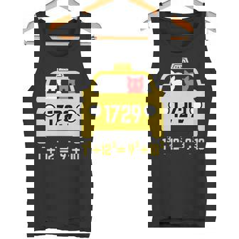 Penredpen タクシーキャット、ラマヌジャンタクシータクシー番号 1729 タンクトップ - Kawaiitshirt