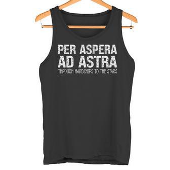 Per Aspera Ad Astra A Través De Dificultades A Las Estrellas Camiseta sin mangas - Regaloses