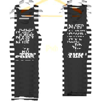 PhD Noleep No Money No Life Phdtudent タンクトップ - Kawaiitshirt