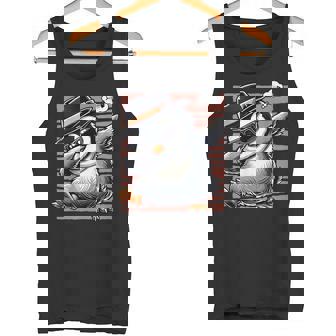 Pingouin Dab Dabbing Humour Rigolo Thème Pingouins Débardeur e - Cadeauxyz