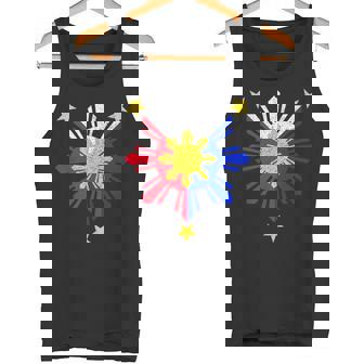 Pinoy フィリピン国旗 太陽 タンクトップ - Kawaiitshirt