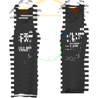 Pltr To The Moontock Ticker Wsb 面白いミーム タンクトップ - Kawaiitshirt