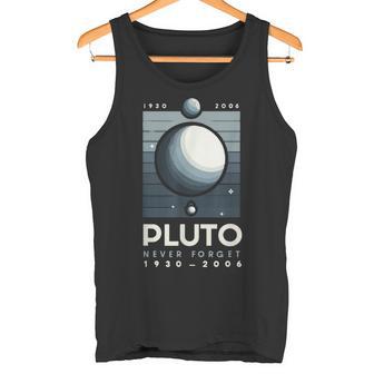 Plutón Nunca Olvides Astronomía Divertida Astrofísica Observación De Estrellas Camiseta sin mangas - Regaloses