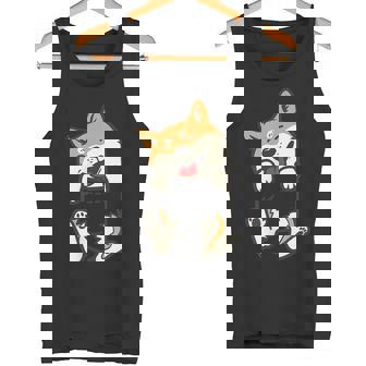 Pockethiba Inu Feet Cute Doge Akita Dog Lover Owner タンクトップ - Kawaiitshirt