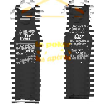 Poker Apéro Alcool Cadeau Humour Apéritif Fête Des Pères Débardeur e - Cadeauxyz