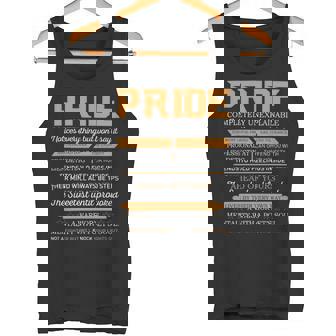 Pride Completely Unexplainable Notices Everything But Won’T Say It Name Tank Top | Seseable CA