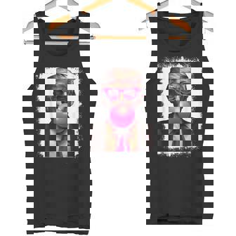 Pro Trump Bubble Gum Pink Glasses Donald Trump タンクトップ - Kawaiitshirt