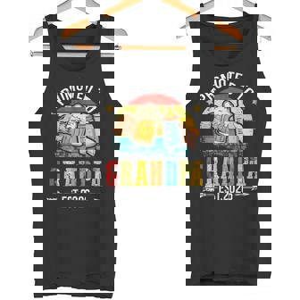 メンズ Promoted To Grandpa Est 2026 Dad To Be タンクトップ - Kawaiitshirt