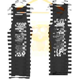 Be Quokka Happy クオッカ・ビー・クオッカ・ハッピー＆クオッカとスマイル タンクトップ - Kawaiitshirt